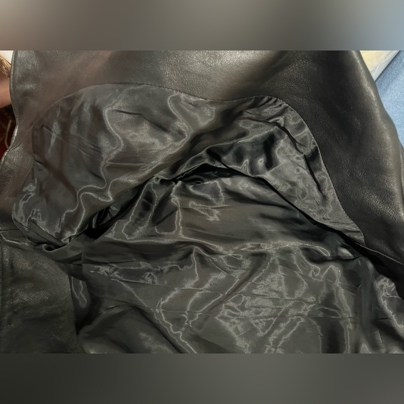 Bebe black bovine Leather Biker Jacket ((please read the description)) - Picture 16 of 16